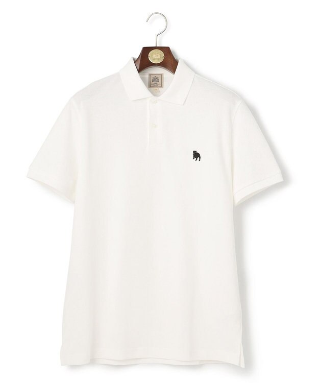 J.PRESS MEN 【大人気】アメリカンコットンンバックブル ポロシャツ ホワイト系