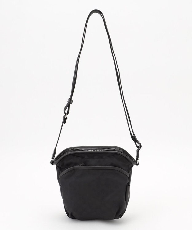 Y'SACCS Polka Dots　パイピングポケットポシェット ブラック