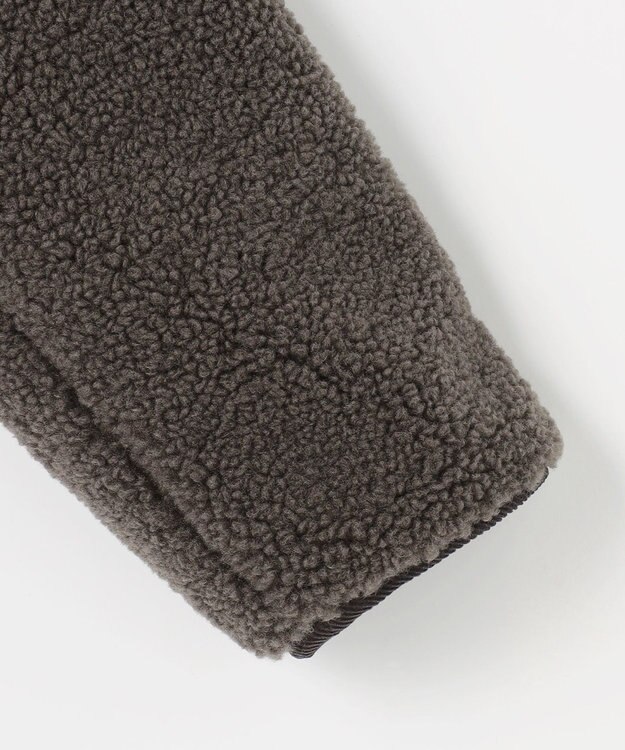 J.PRESS KIDS 【140-170cm】スタンドカラー ボア ブルゾン ブラウン系