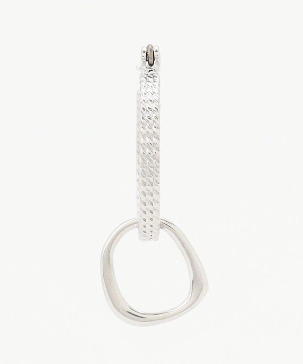 ICB チェーンフープピアス シルバー