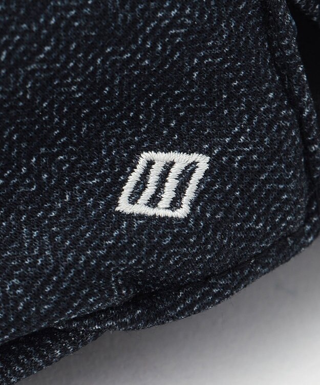 JOSEPH ABBOUD ツィーディジャージー　ハンチング ネイビー系