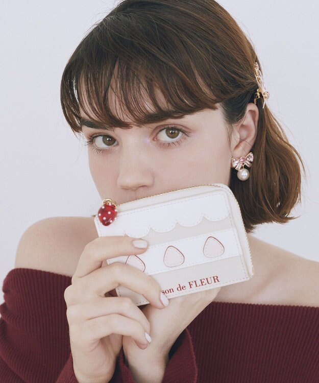 Maison de FLEUR ガトーフレーズフラグメントケース Beige