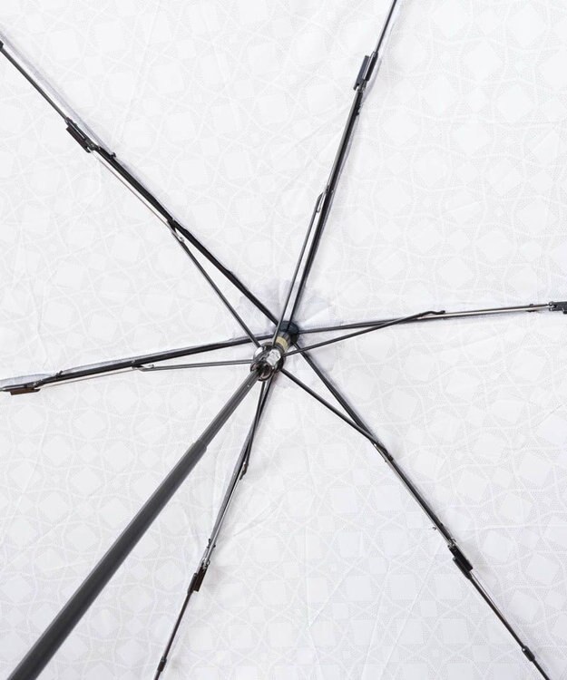 AURORA 【MACKINTOSH LONDON（マッキントッシュ ロンドン）】アンドリュー柄雨傘（折りたたみ傘） シルバーグレー
