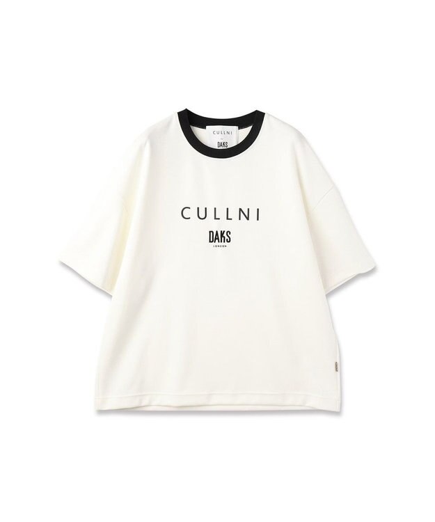 DAKS CULLNI for DAKS ロゴ半袖Tシャツ ホワイト