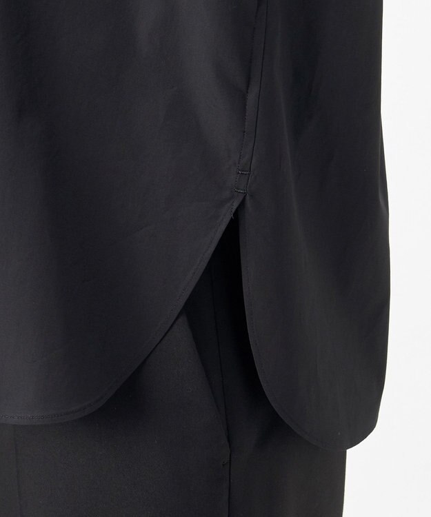 23区 【エステータ】THOMAS MASON ダブルカフス ハーフスリーブシャツ ブラック系