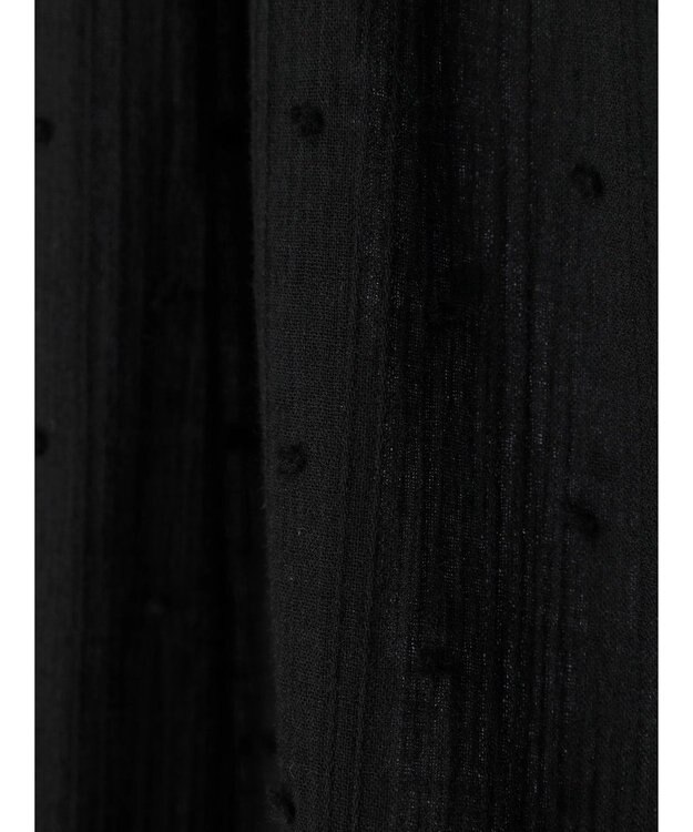 earth music&ecology ドットドビーワンピース Black