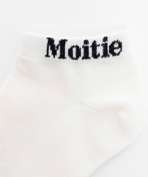 WEGO Moitieロゴショートソックス ホワイト