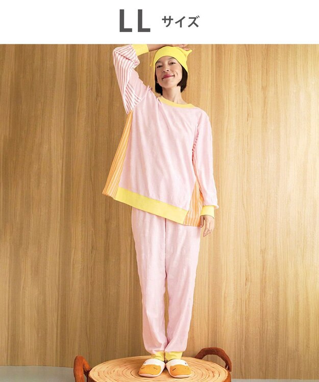 tsumori chisato SLEEP ツモリチサト パジャマ 長袖 長ズボン レディース UDX530/ワコール ピンク