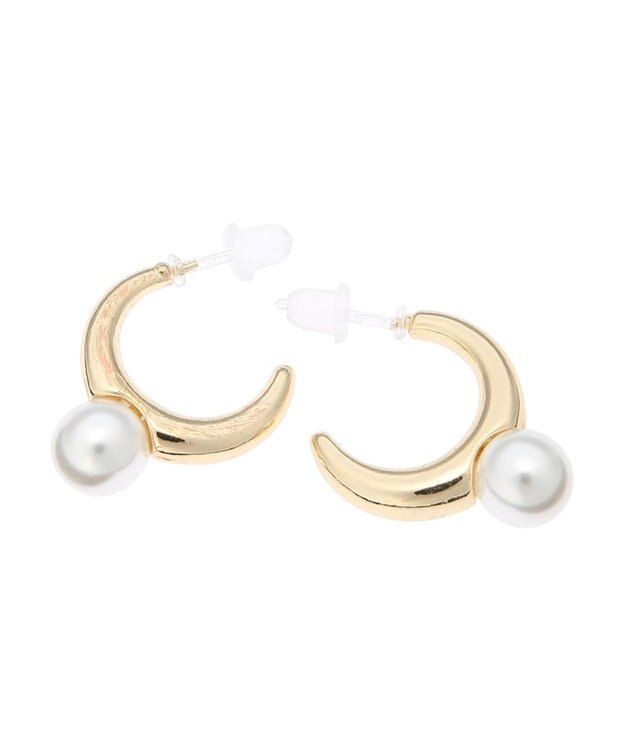 Green Parks ｅｖｅｒｙ　ｗａｌｋ．ポイントパールピアス Gold