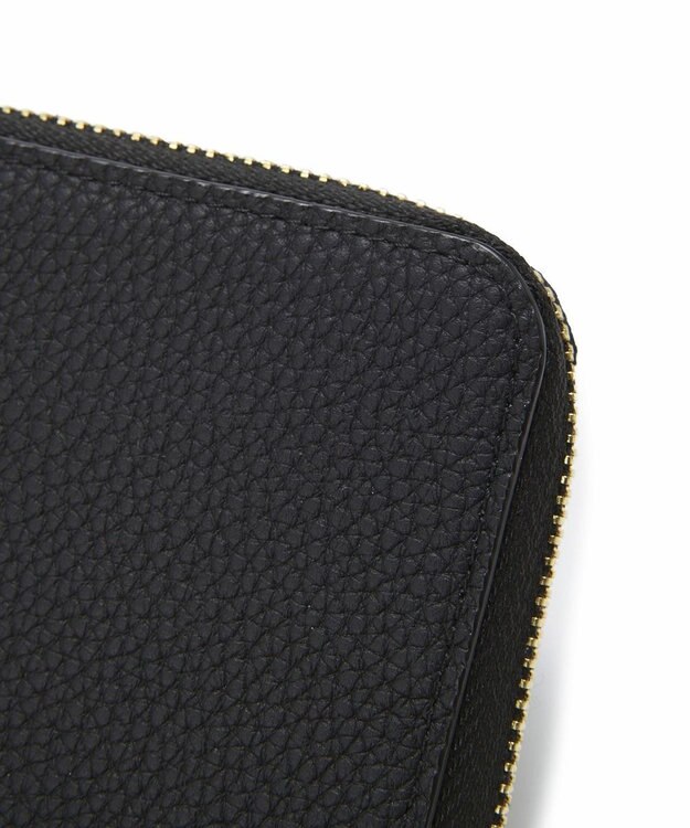 TOPKAPI 【新色追加】【TREASURE TOPKAPI】シュリンクレザー Lファスナー ミニ 財布 ブラック