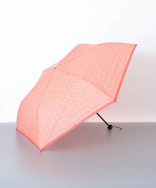 AURORA 【MACKINTOSH LONDON（マッキントッシュ ロンドン）】アンドリュー柄雨傘（折りたたみ傘） コーラル