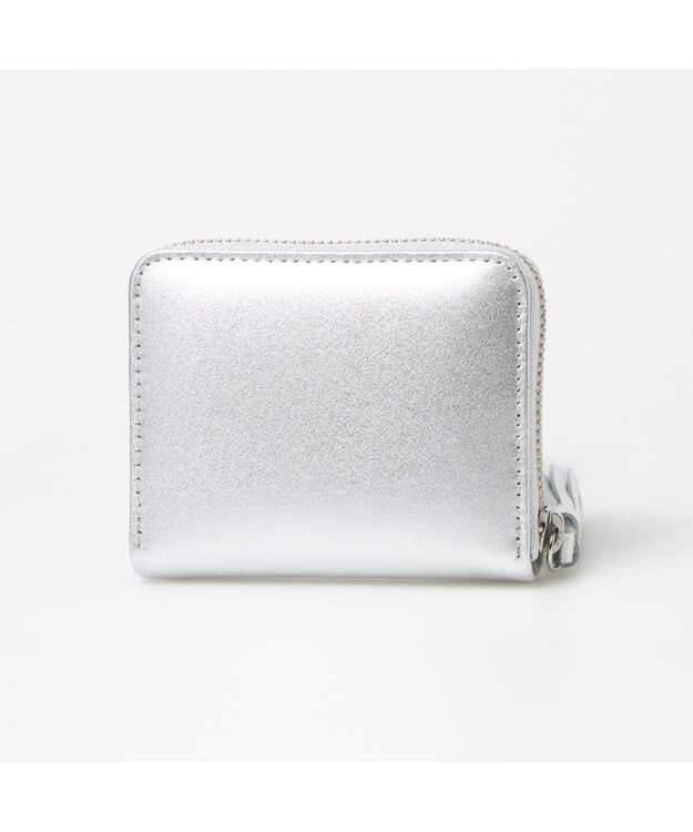 UNBILLION ペルケ perche / マルチスタッズ・ジャバラカードウォレット シルバー