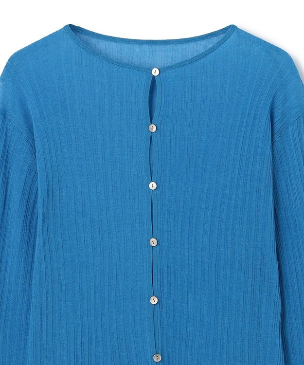 uncrave ランダムリブシアーニット カーディガン ロイヤルブルー