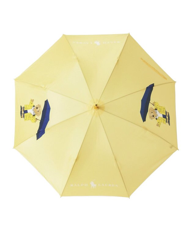 MOONBAT POLO RALPH LAUREN 長傘 RAIN BEAR 一枚張り レモンイエロー