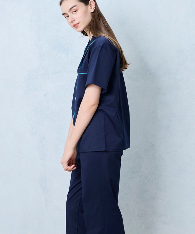 une nana cool 【綿混】半袖パジャマ MADE WITH LIBERTY FABRIC BL