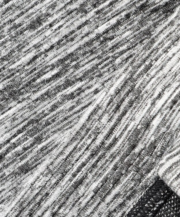 JOSEPH ABBOUD MOUNTAIN 【UNISEX】ランダムスラブリップ パーカー グレー系