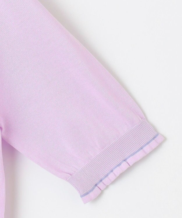 TOCCA 【洗える！】SWAN V NECK Vネック カーディガン ライラック系