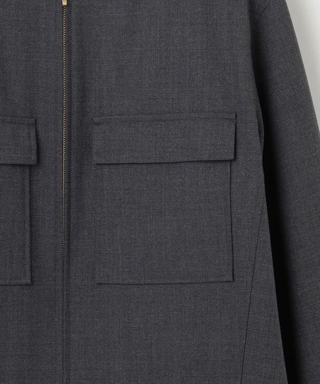 23区 【セットアップ対応】TWマットクロス ブルゾン グレー系