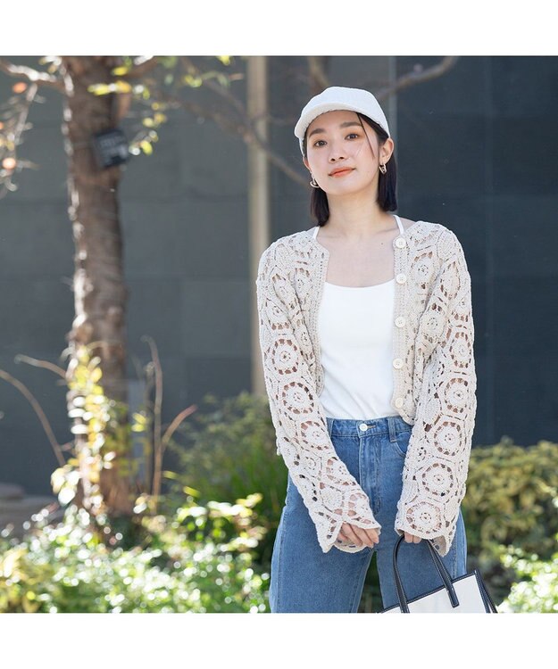 林八百吉商店 un chapeau  シャーリングキャップ アイボリー