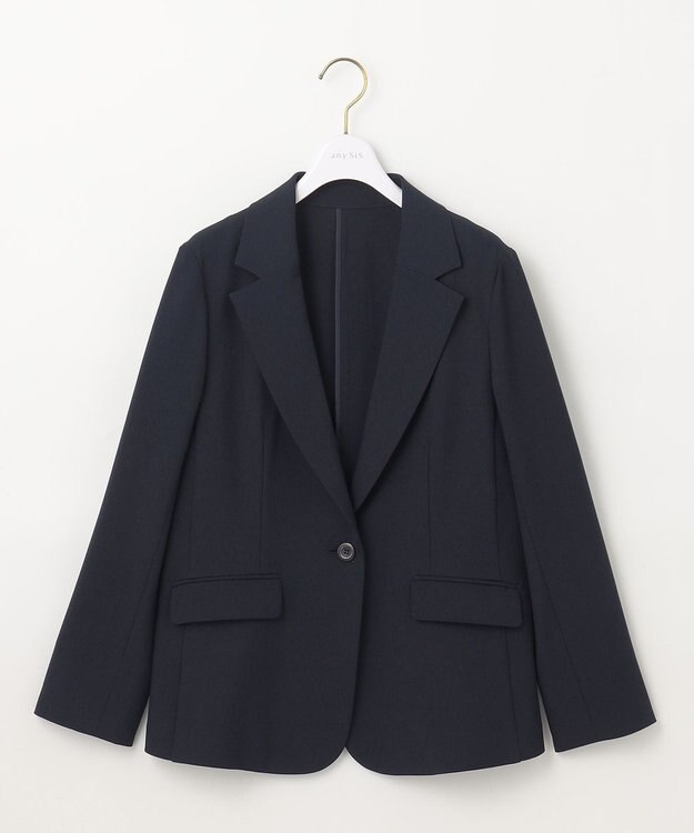 ANY SIS 【UVカット / 接触冷感 / 吸水速乾】スマートビューティストレッチ テーラードジャケット ネイビー