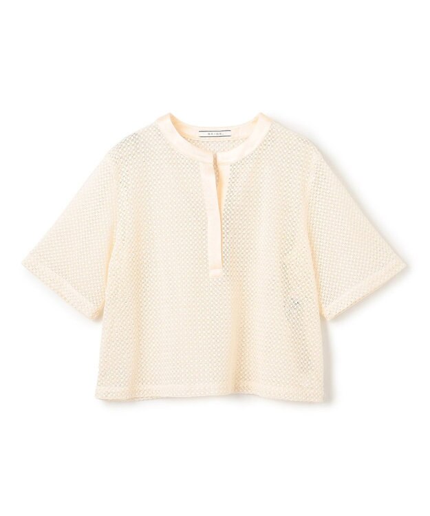 BEIGE， NIGELLA / 異素材MIXコットンレースブラウス Meringue