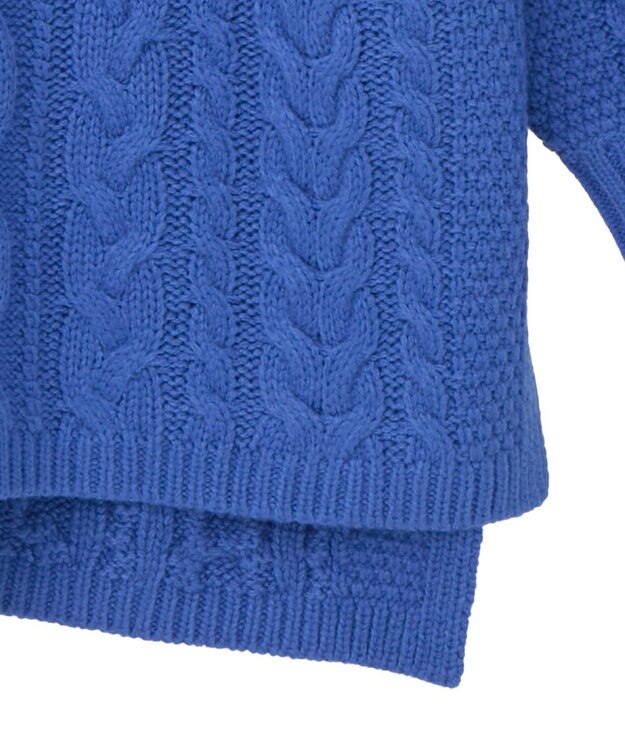 YECCA VECCA ケーブルニット Blue