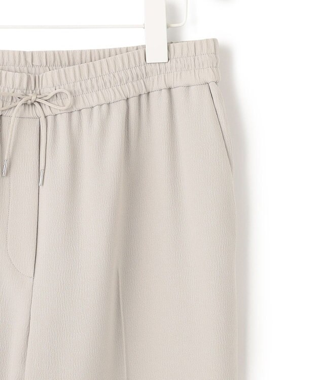 ICB 【WEB限定・洗える】BackSatinGeorgette ドロストパンツ ベージュ系