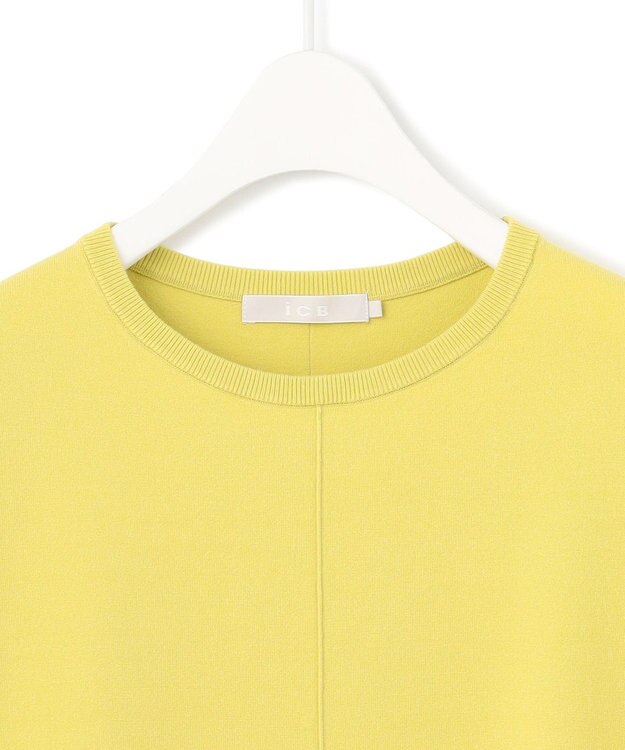 ICB 【洗える】 ヴィスコースワイド プルオーバー レモン系