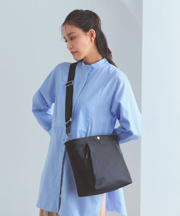 TOPKAPI 【Breath TOPKAPI】SLANT スラント ナイロン ユーティリティ ショルダーバッグ　 ブラック