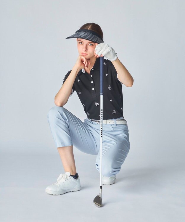 FILA GOLF／marie claire 【marie claire SPORT】【美楽】コードレーンイージーパンツ グレー