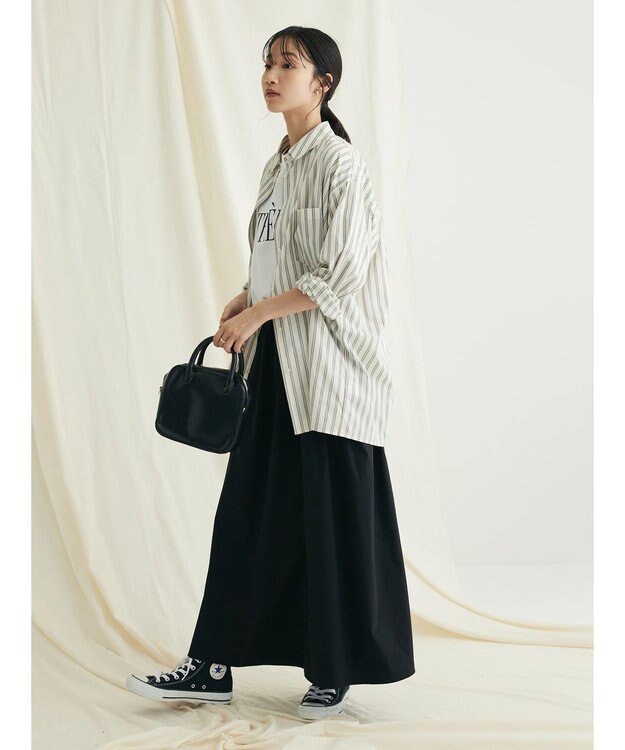 CRAFT STANDARD BOUTIQUE レギュラーカラーシャツ Stripe Ivory