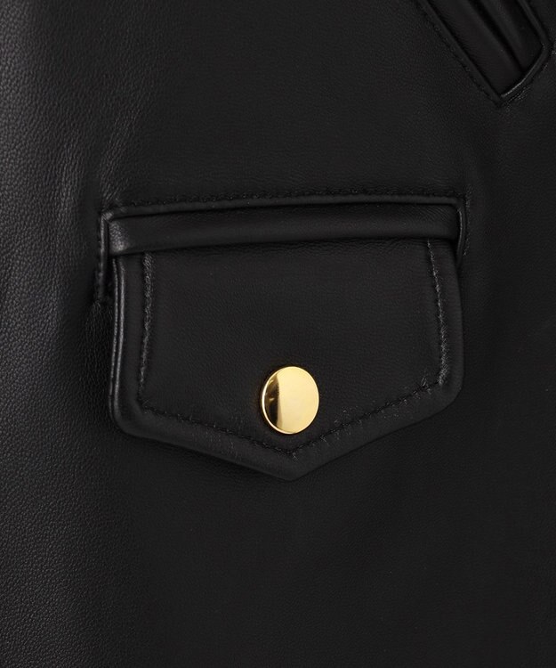 BEIGE， 【10th Anniversary】LAMB / ライダースジャケット Black