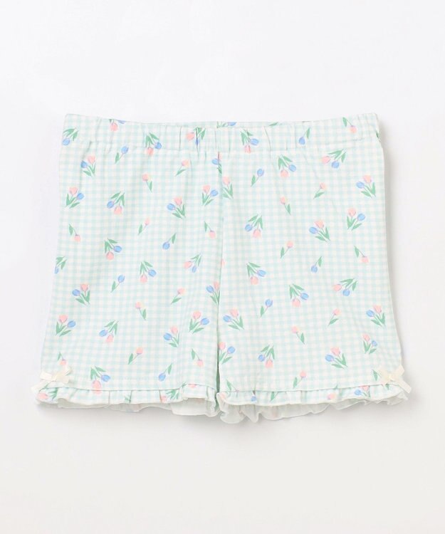 ANY KIDS 一分丈 スパッツ ギンガムチューリップ