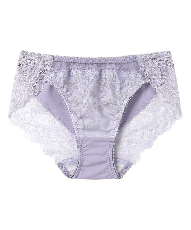 AMPHI ショーツ 【Hold Day Bra ホールドデイブラ】 BYJ382とペア アウターにひびきにくい(裾) PYJ182 アンフィ／ワコール パープル