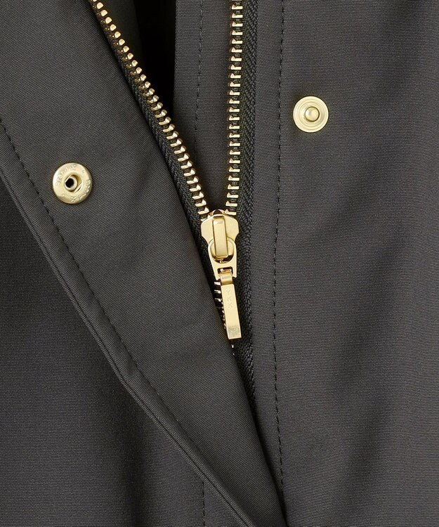 23区 L 【一部店舗限定/滝沢眞規子さん着用/撥水加工】ミリタリー フーデット ダウンコート グレー系