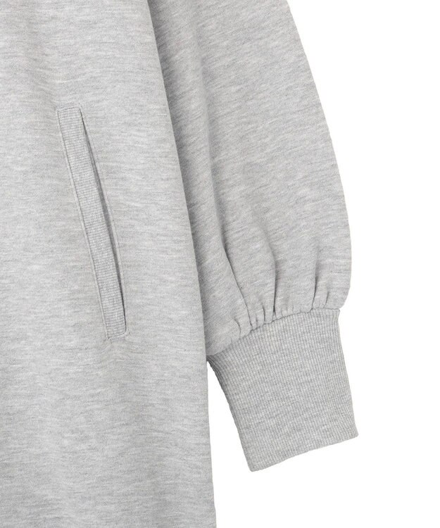 earth music&ecology レイヤーヘムワンピース Gray Mixture