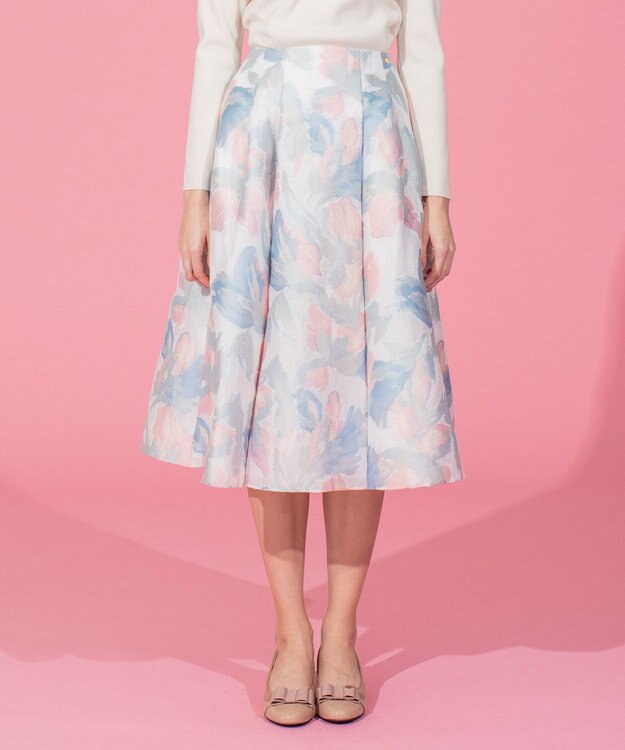 TOCCA 【洗える！】MOONLIGHT スカート サックスブルー系