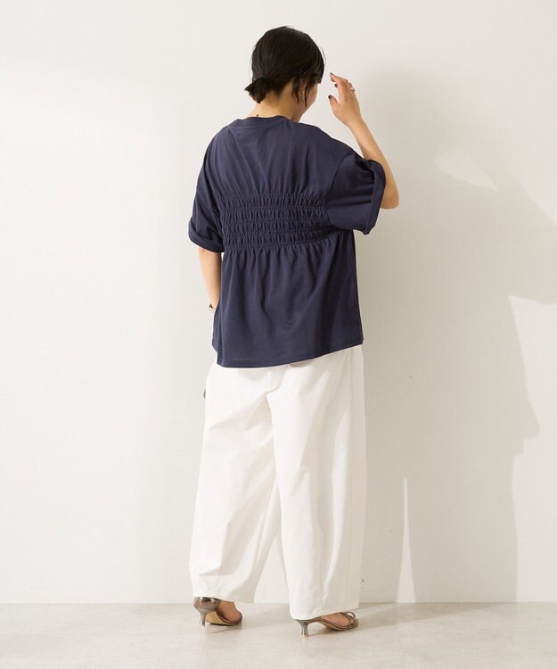 AMERICAN HOLIC カレッジプリントシャーリングプルオーバー Navy