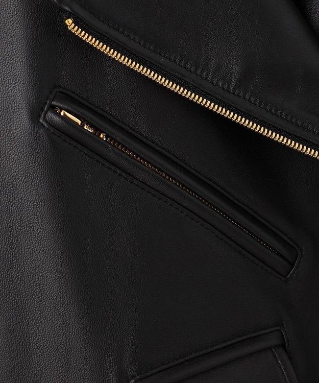 BEIGE， 【10th Anniversary】LAMB / ライダースジャケット Black