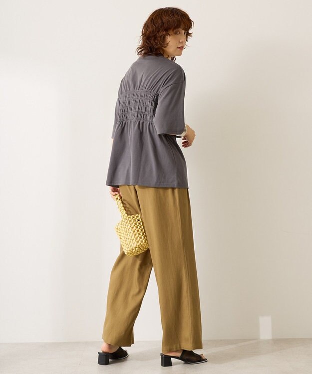 AMERICAN HOLIC カレッジプリントシャーリングプルオーバー Charcoal Gray