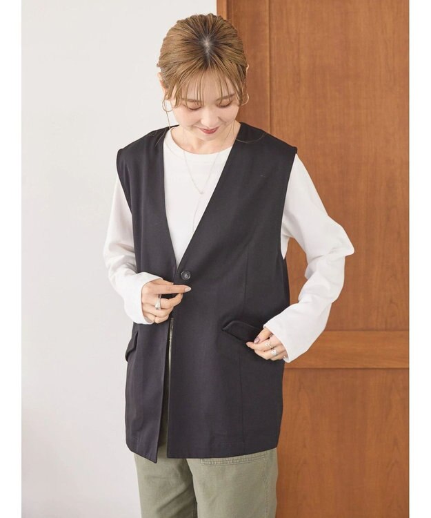 AMERICAN HOLIC Ｖネックジレ Black