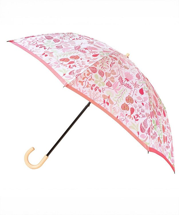 槇田商店 <新柄登場>Stig Lindberg HERBARIUM BRIGHT ピンク 折りたたみ傘 ピンク