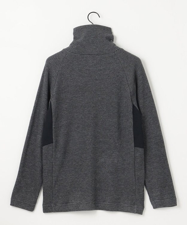 JOSEPH ABBOUD MOUNTAIN 【吸湿発熱/蓄熱保温/】 ソフトウォームワッフルタートル プルオーバー カットソー グレー系