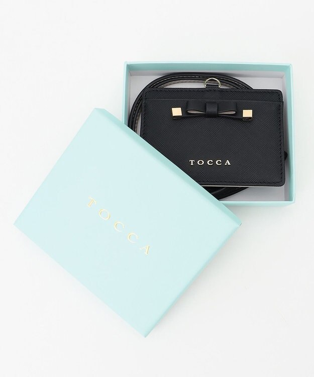 TOCCA TINY RIBBON ID HOLDER IDホルダー ブラック系