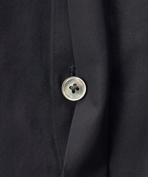 23区 【エステータ】THOMAS MASON ダブルカフス ハーフスリーブシャツ ブラック系