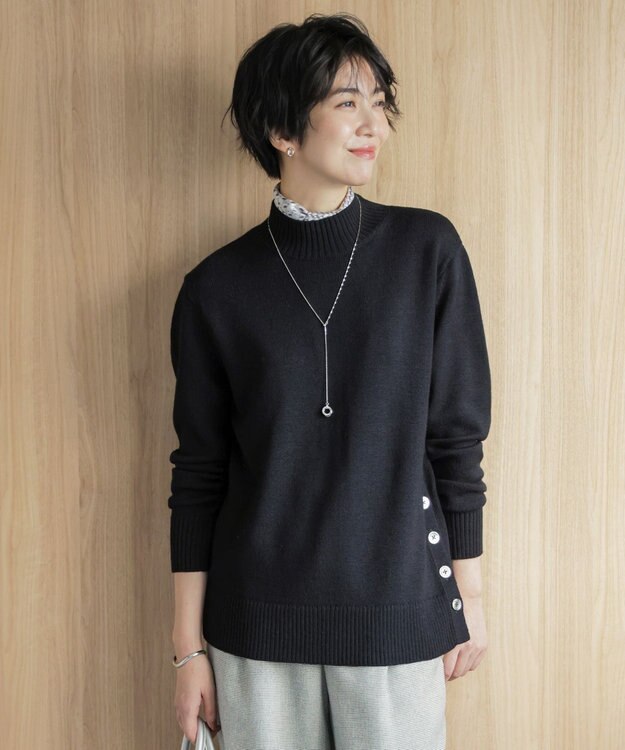 J.PRESS LADIES 【WEB限定カラーあり・洗える】CLEAR WOOL BLEND ニット
