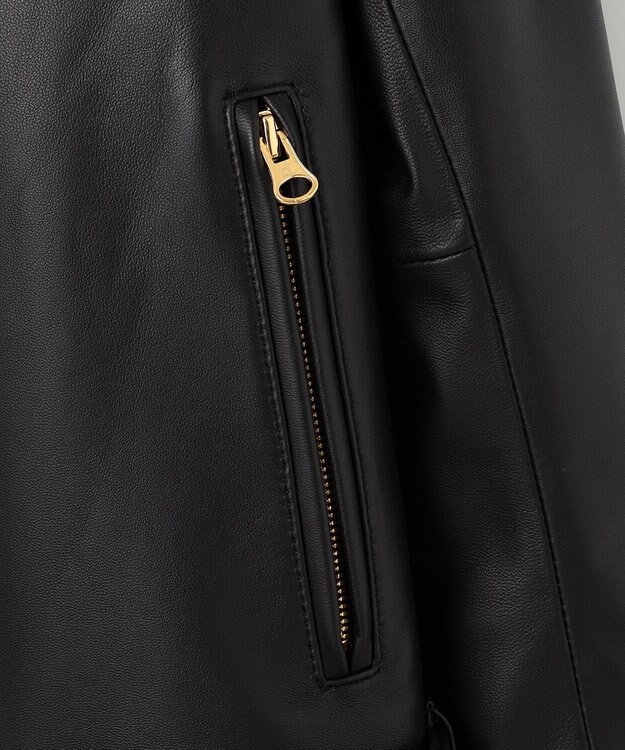 BEIGE， 【10th Anniversary】LAMB / ライダースジャケット Black