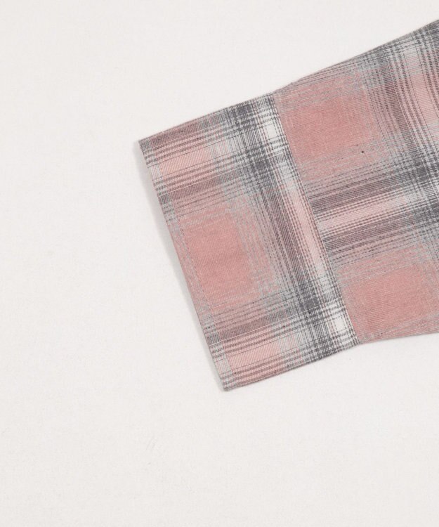 WEGO 【ユニセックス着用ITEM/SMLサイズ展開】オンブレチェックシャツ（LS） 柄3