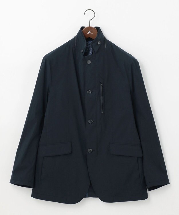 JOSEPH ABBOUD パワーストレッチワッシャー ブルゾン ネイビー系
