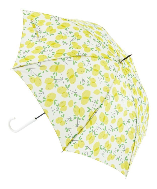 MOONBAT estaa 【耐風】長傘 フレッシュレモン UV オフホワイト